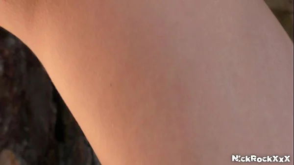 Beach Fuck In The Rocks ! Public with Loren Strawberry